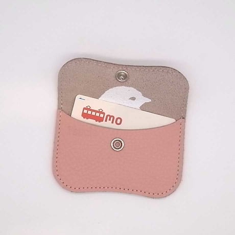 【Keecie】Mini Me　ひよこ ミニレザーポーチ　Soft Pink