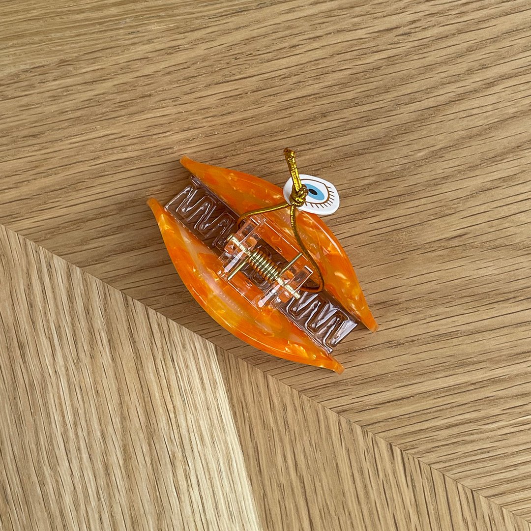 Coucou Suzette】Orange ヘアクリップ | goldandbouncy