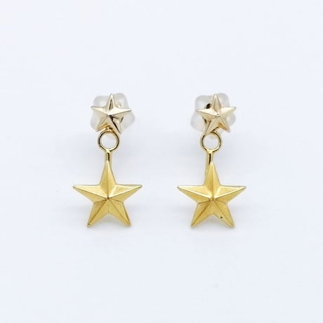 【bohem】スターピアス　ゴールド