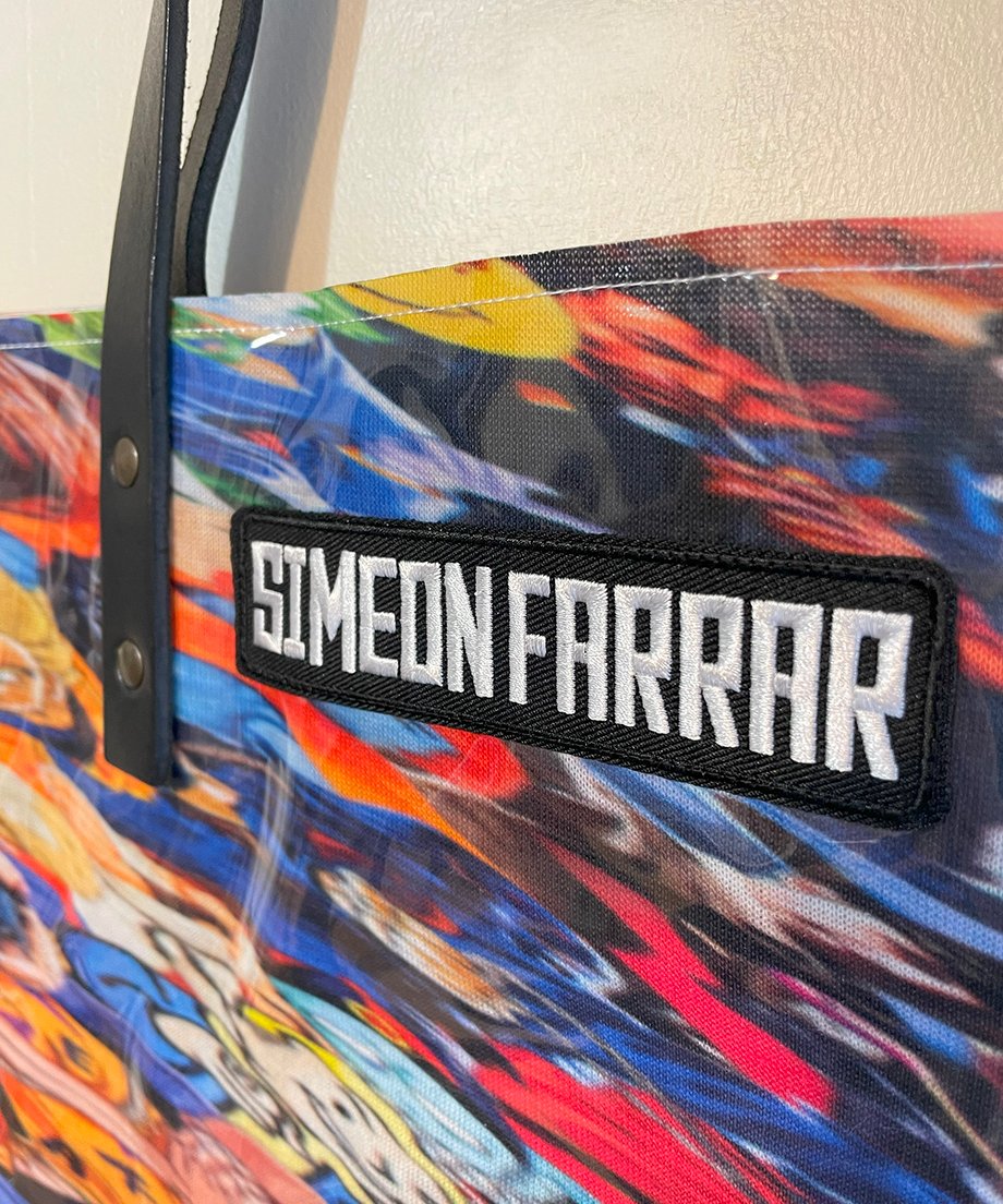 Simeon Farrrar シメオン・ファラー トートバッグ おばけプリント SIMEON FARRAR】当店限定 PVC FABRIC BAG GHOST（マルチ） |