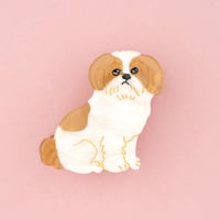 【Coucou Suzette】Shih tzu（シーズー）ヘアクリップ