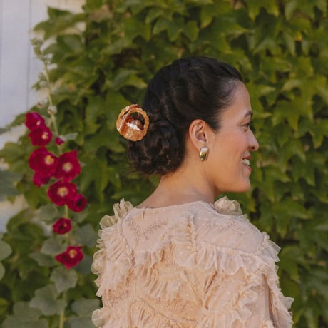 【Coucou Suzette】Mushroom Basket ヘアクリップ