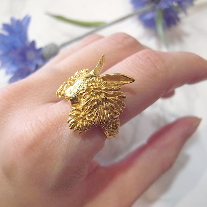 CULOYON】 Cache-cache Bunny リング | goldandbouncy