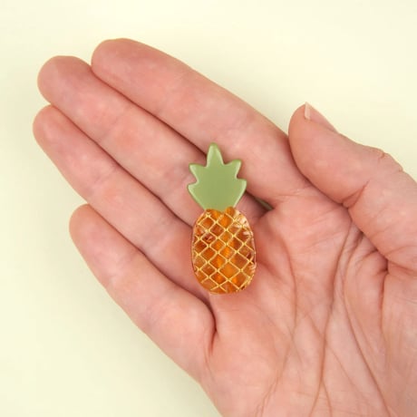 【Coucou Suzette】Pineapple ミニヘアピン