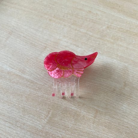 【Coucou Suzette】Mini Shrimp ヘアクリップ（スモールサイズ）