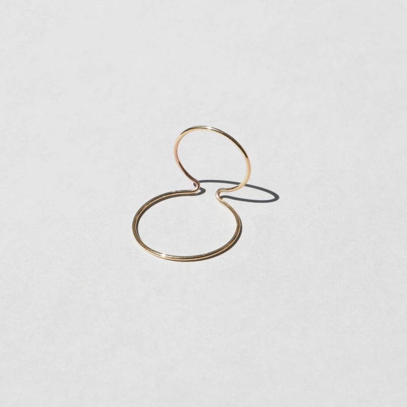 Saskia Diez】Wire Double イヤーカフ K18（片耳） | goldan