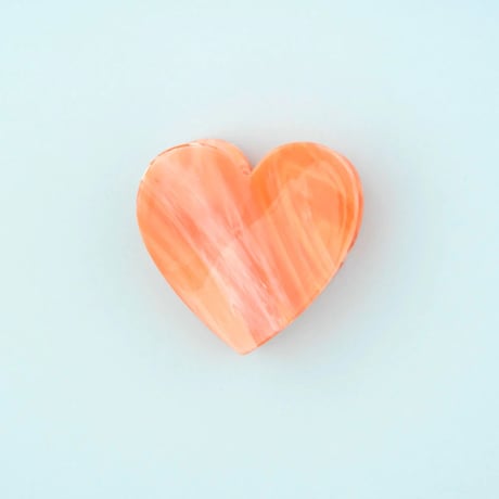 【Coucou Suzette】Pink Heart ヘアクリップ