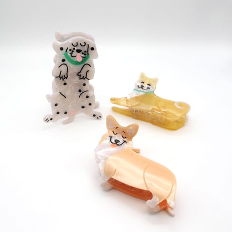 【Coucou Suzette】Corgi ヘアクリップ