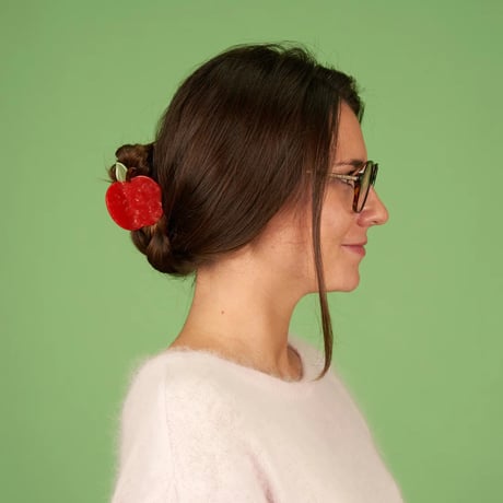 【Coucou Suzette】Apple ヘアクリップ