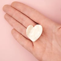 【Coucou Suzette】Mini White Heart ヘアクリップ