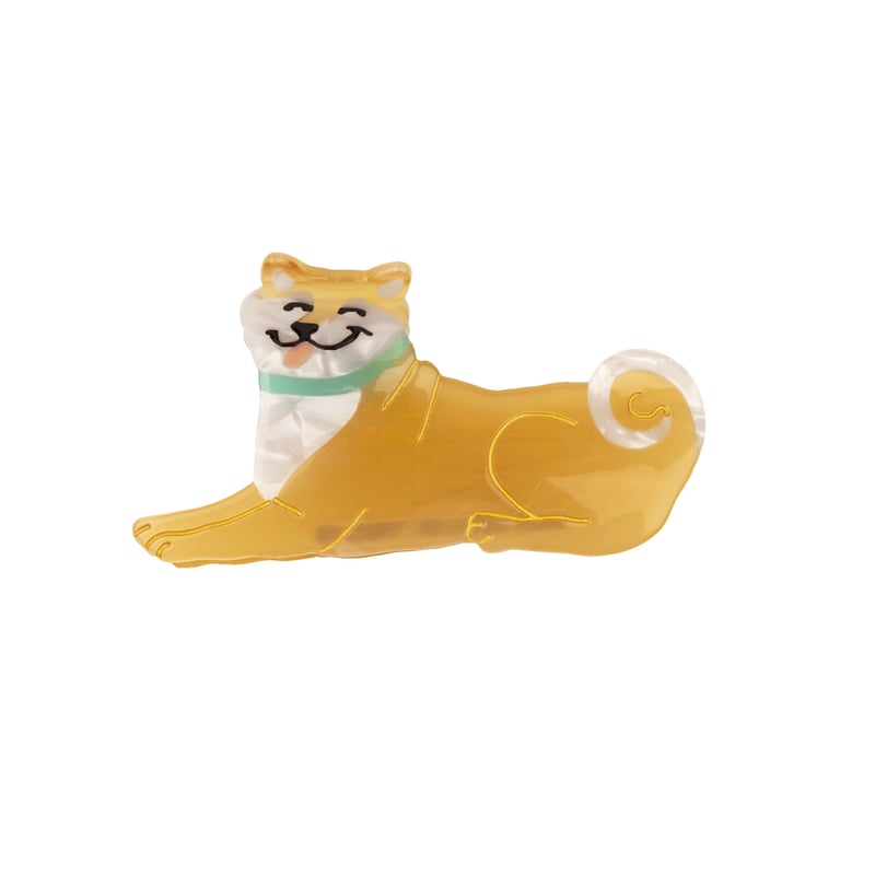 Donsje】ポーチ＆ヘアクリップセット-Dog Donsje】ポーチ＆ヘア