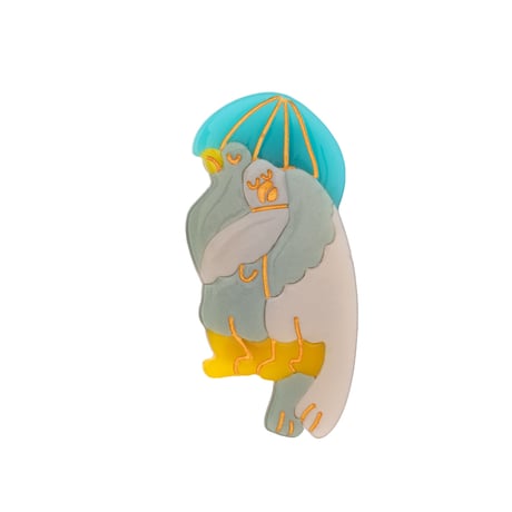 【Coucou Suzette】Pigeons Love ミニヘアピン