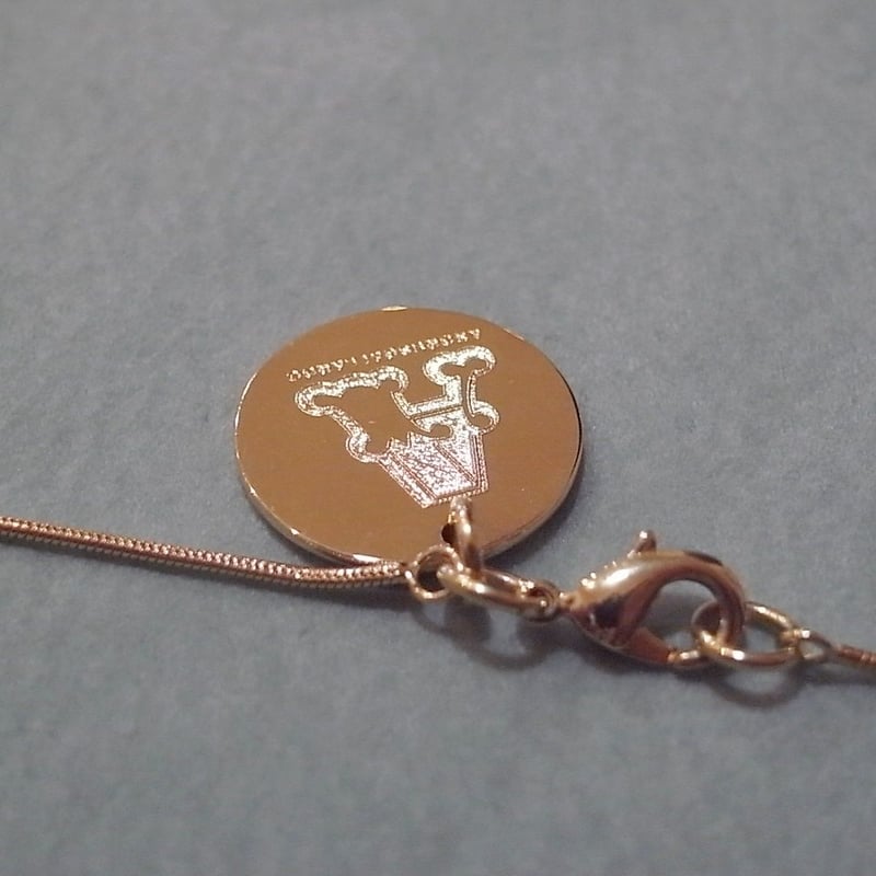 ANDRESGALLARDO】 MOON HEART Necklace レッド | gold