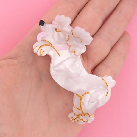 【Coucou Suzette】Poodle ヘアクリップ
