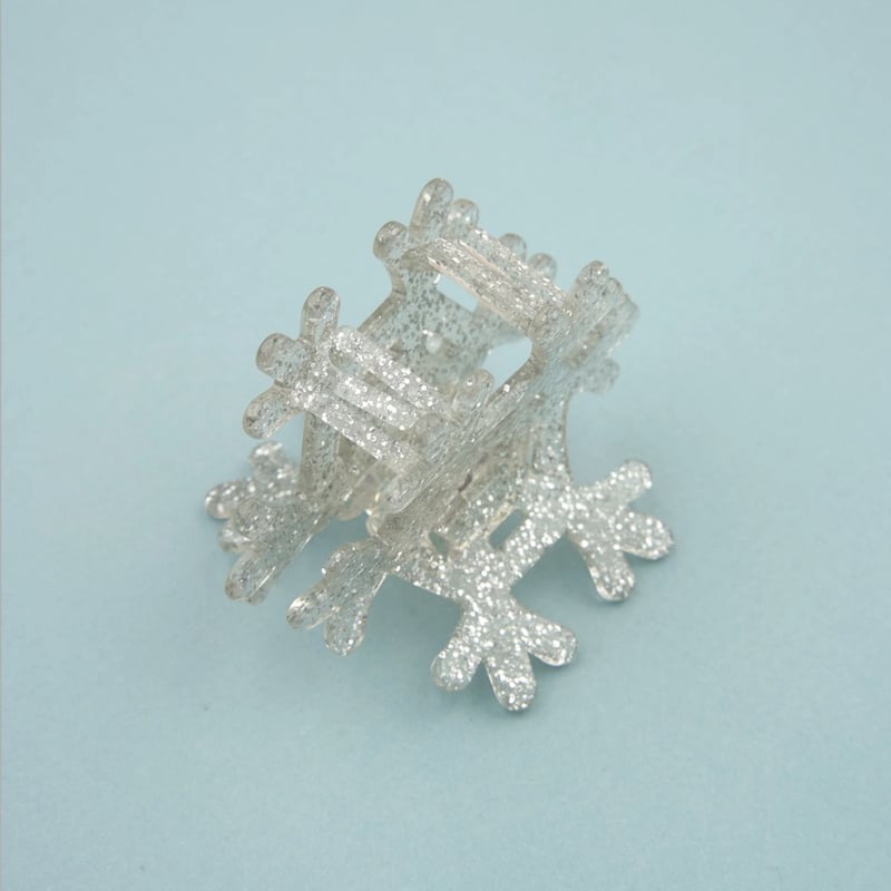 Coucou Suzette】Snowflake ヘアクリップ | goldandbouncy