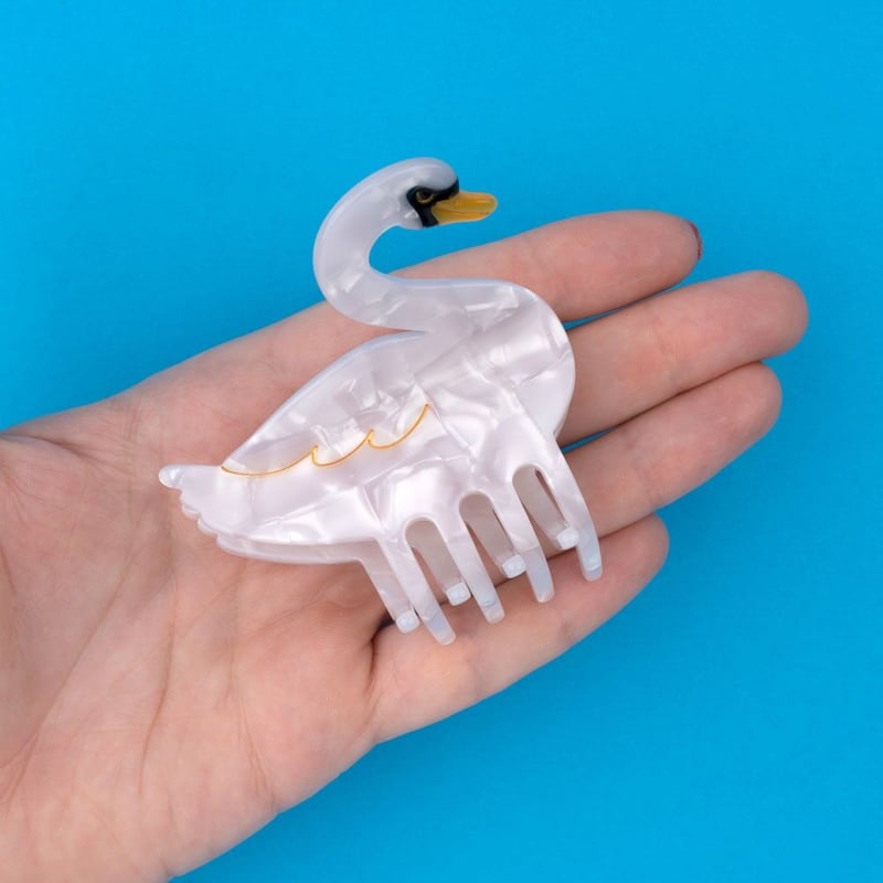 Coucou Suzette】Swan ヘアクリップ | goldandbouncy Coucou Suzette】Swan ヘアクリップ | goldandbouncy