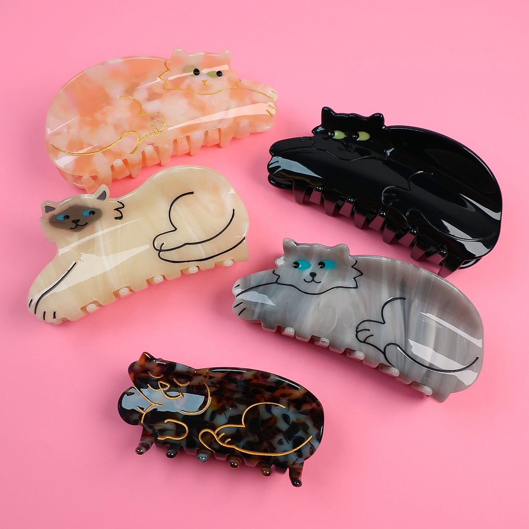 Coucou Suzette】Tortoiseshell Cat ヘアクリップ(べっ甲) | Coucou Suzette】Tortoiseshell Cat ヘアクリップ(べっ甲) |