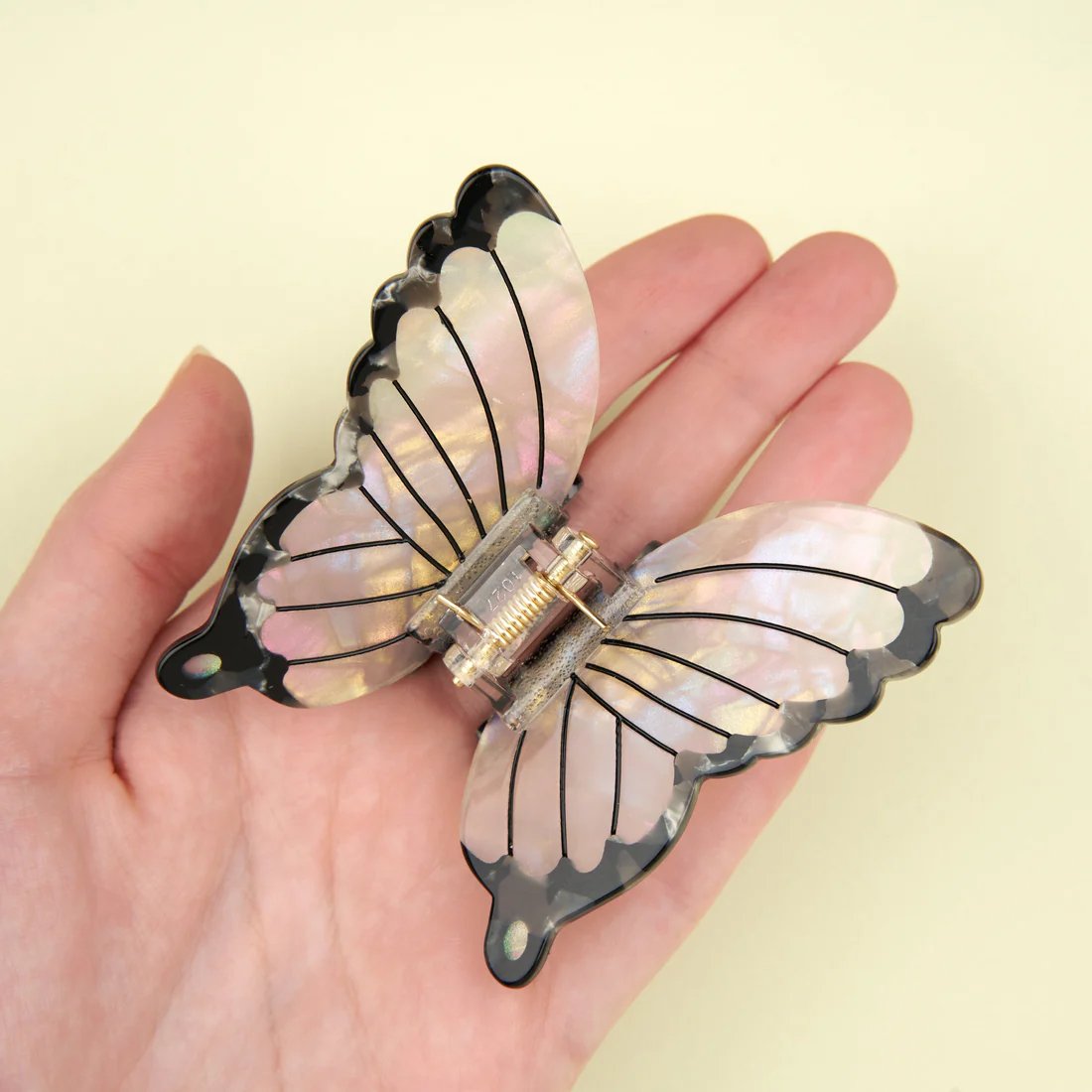 Coucou Suzette】White Butterfly ヘアクリップ | goldan