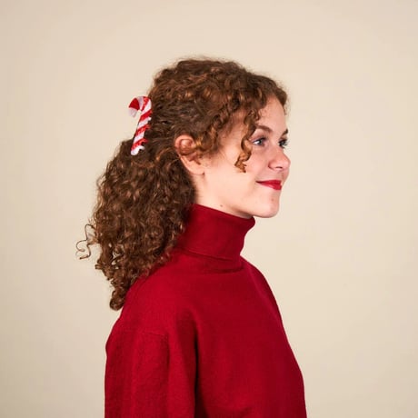 【Coucou Suzette】Candy Cane ヘアクリップ