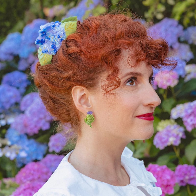 Coucou Suzette】hydrangea（アジサイ）ヘアクリップ | goldand