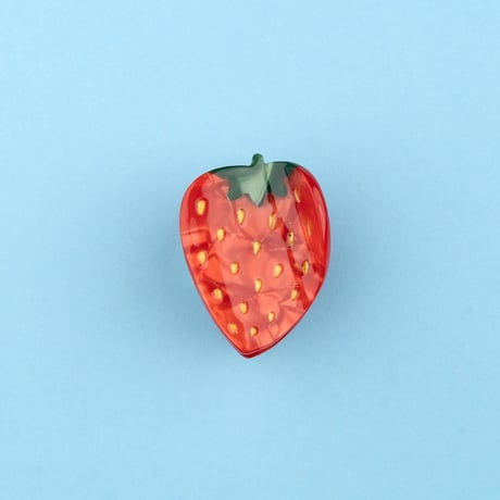 【Coucou Suzette】Strawberry ヘアクリップ （スモールサイズ）