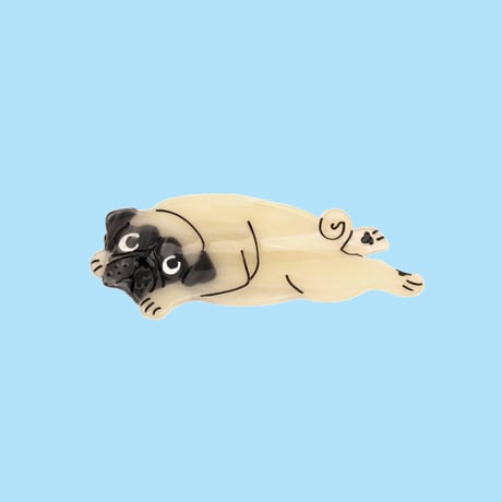 【Coucou Suzette】Pug ヘアクリップ