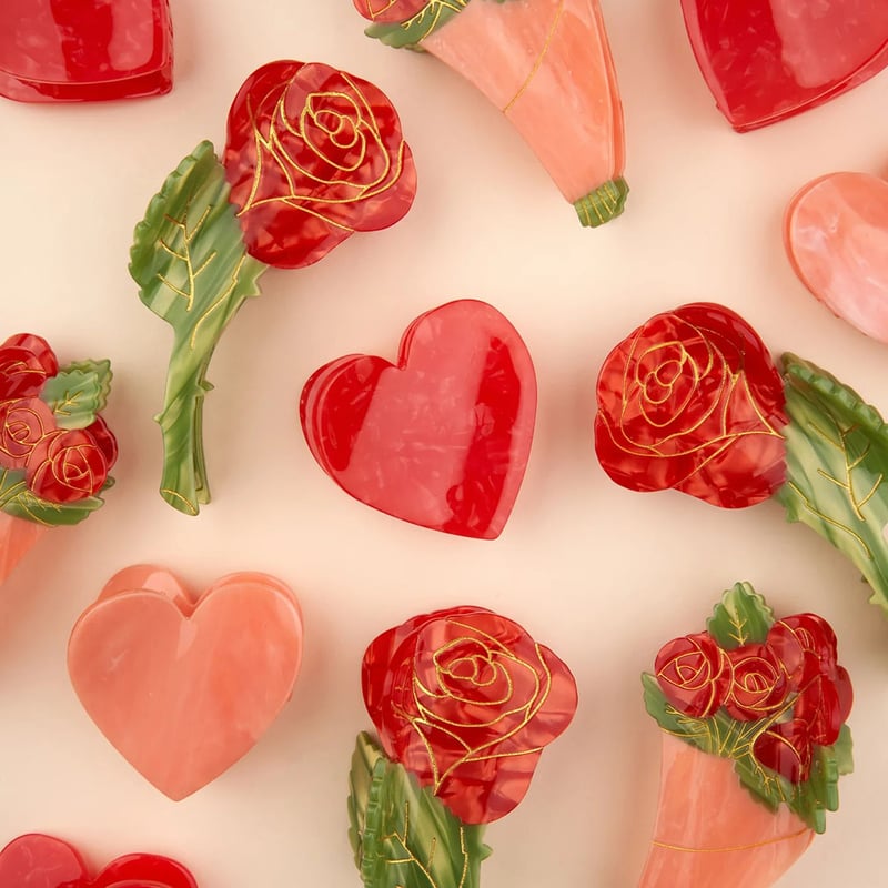 Coucou Suzette】Rose ヘアクリップ | goldandbouncy