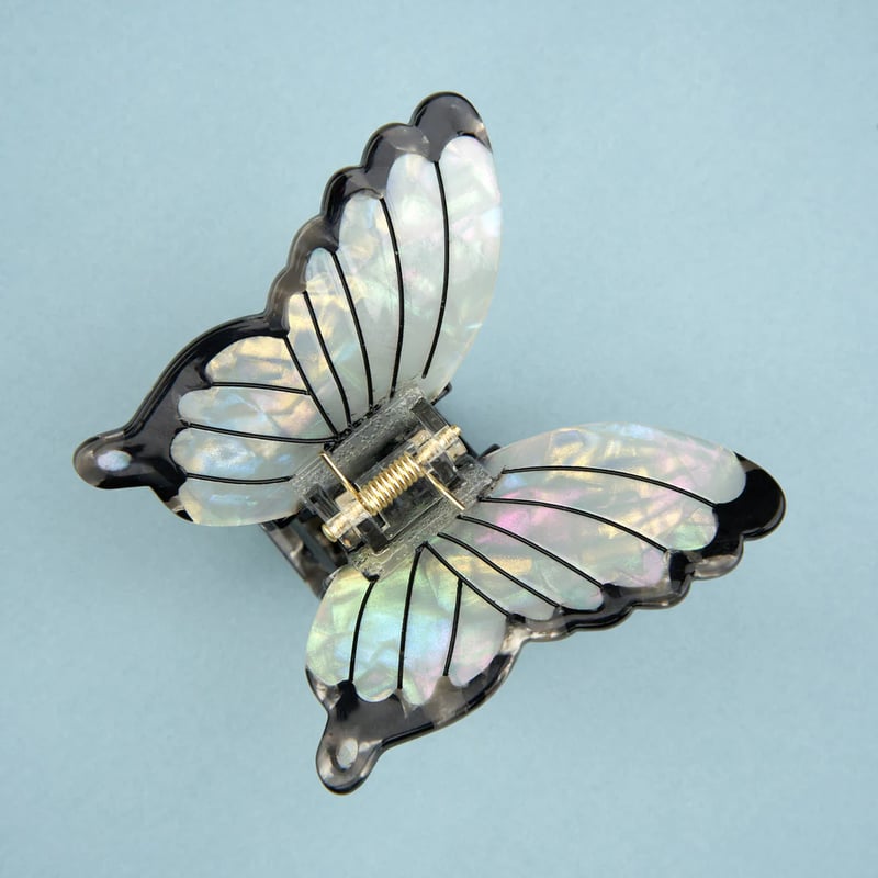 Coucou Suzette】White Butterfly ヘアクリップ | goldan