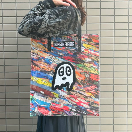 【SIMEON FARRAR】当店限定 PVC FABRIC BAG GHOST（マルチ）