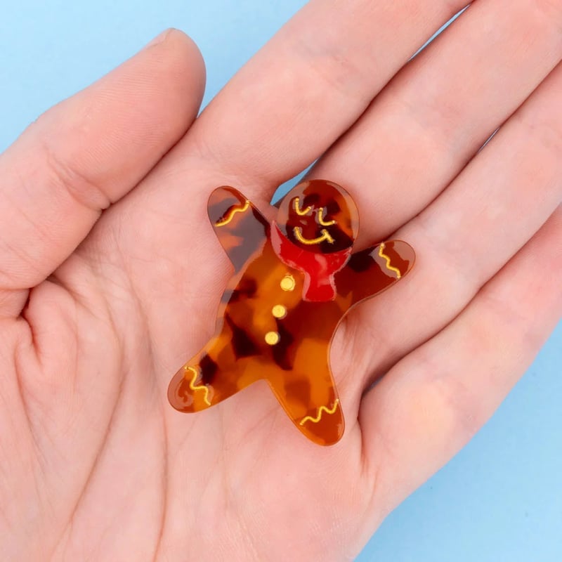 Coucou Suzette】Gingerman ミニヘアピン | goldandbouncy