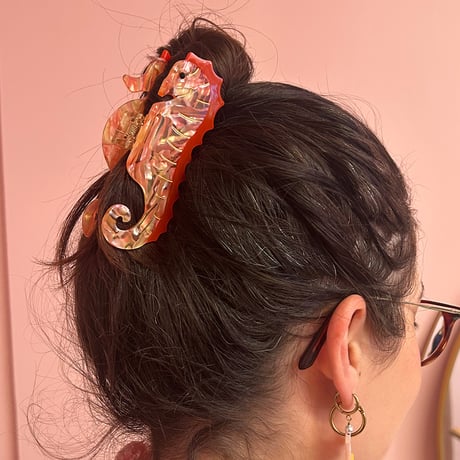 【Coucou Suzette】Seahorse（タツノオトシゴ）ヘアクリップ