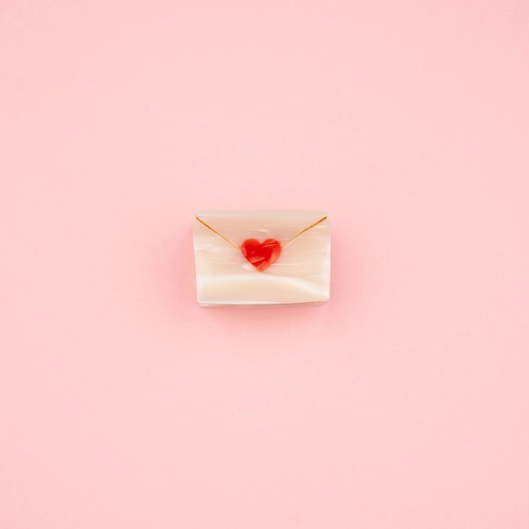 Coucou Suzette】Mini Love Letter ヘアクリップ（スモールサイズ