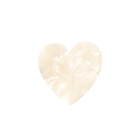 【Coucou Suzette】White Heart ヘアクリップ