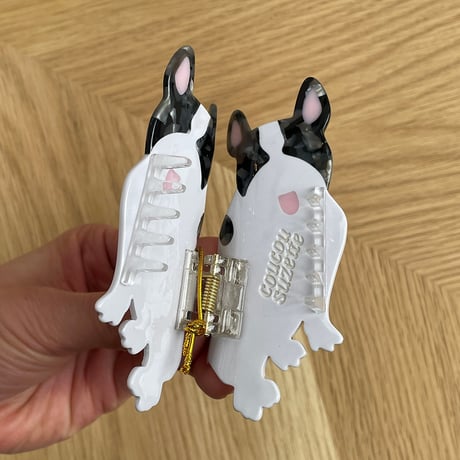 【Coucou Suzette】Bulldog ヘアクリップ
