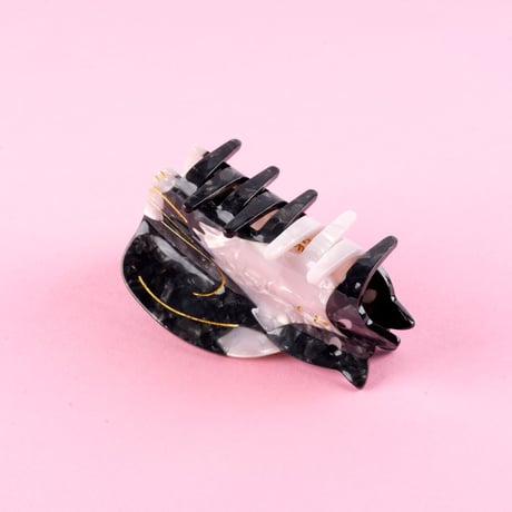 【Coucou Suzette】Black & White Cat ヘアクリップ