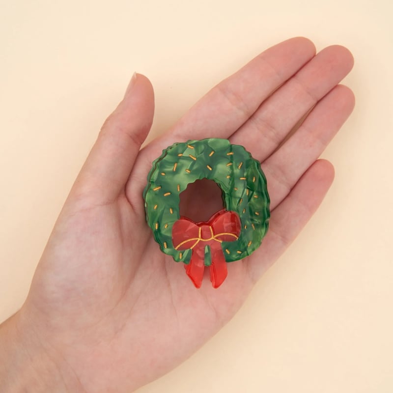 Coucou Suzette】Christmas Wreath ヘアクリップ | golda