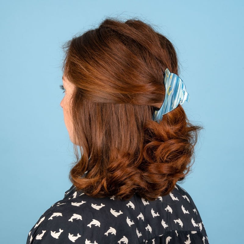 Coucou Suzette】Dolphin ヘアクリップ | goldandbouncy