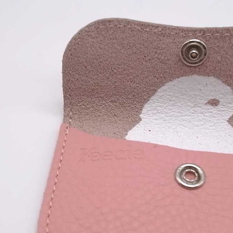 CCロゴエンボス レザーポーチ ピンク PAUL & JOE ACCESSOIRES（ポールアンドジョーアクセソワ） ポーチ