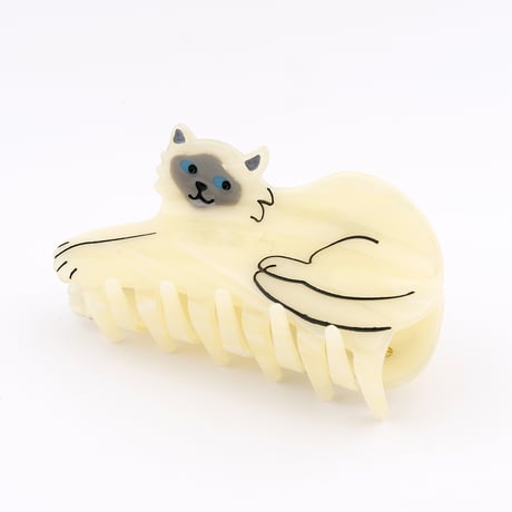 【Coucou Suzette】Siamese Cat ヘアクリップ