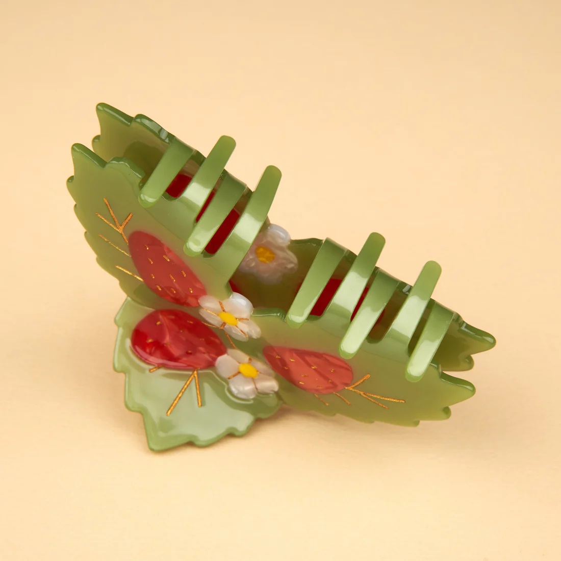 Coucou Suzette】Strawberry Plant ヘアクリップ | golda