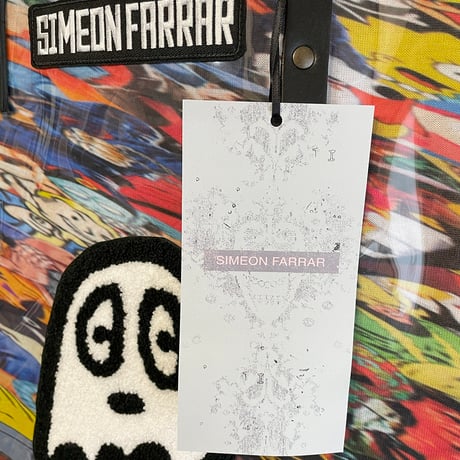 【SIMEON FARRAR】当店限定 PVC FABRIC BAG GHOST（マルチ）