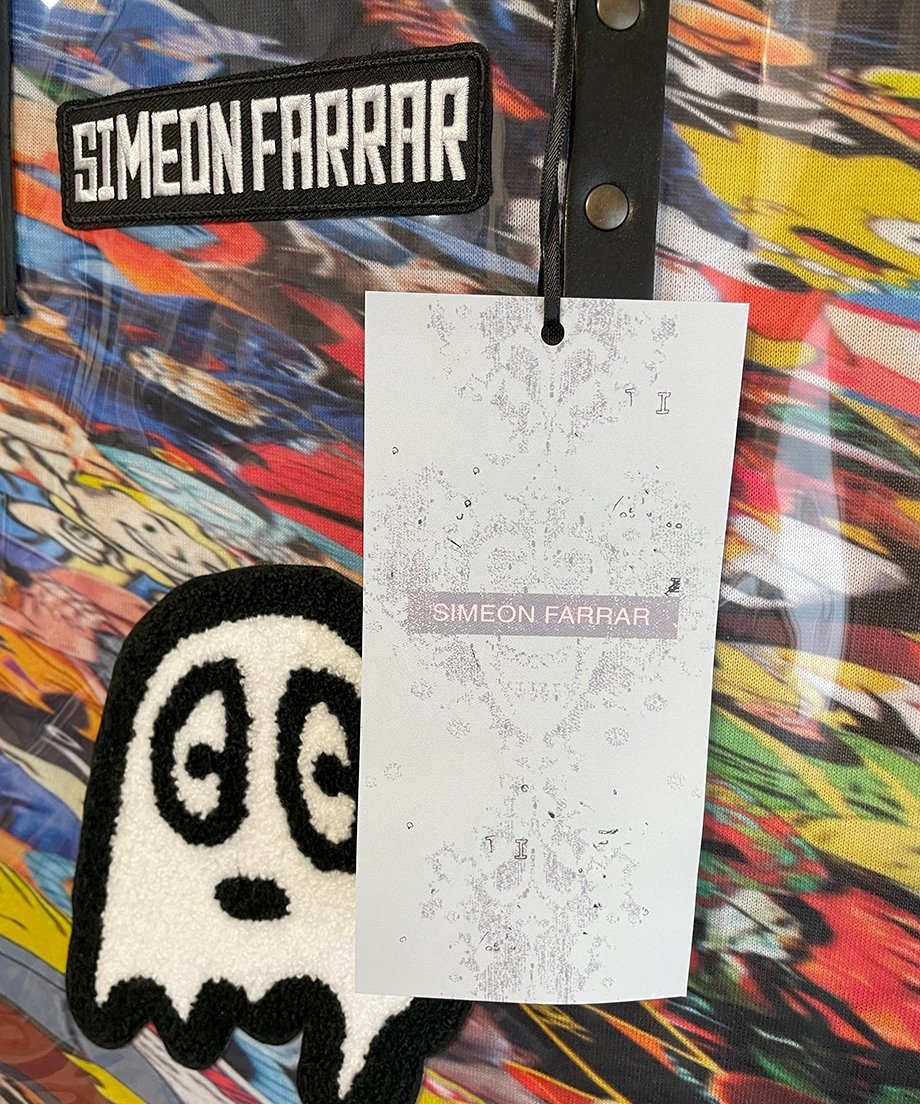 SIMEON FARRAR】当店限定 PVC FABRIC BAG GHOST（マルチ） |