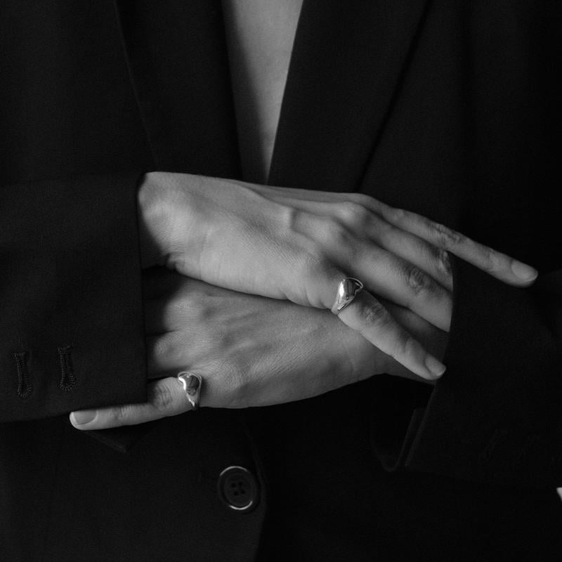 ANNIKA INEZ】HEART リング | goldandbouncy