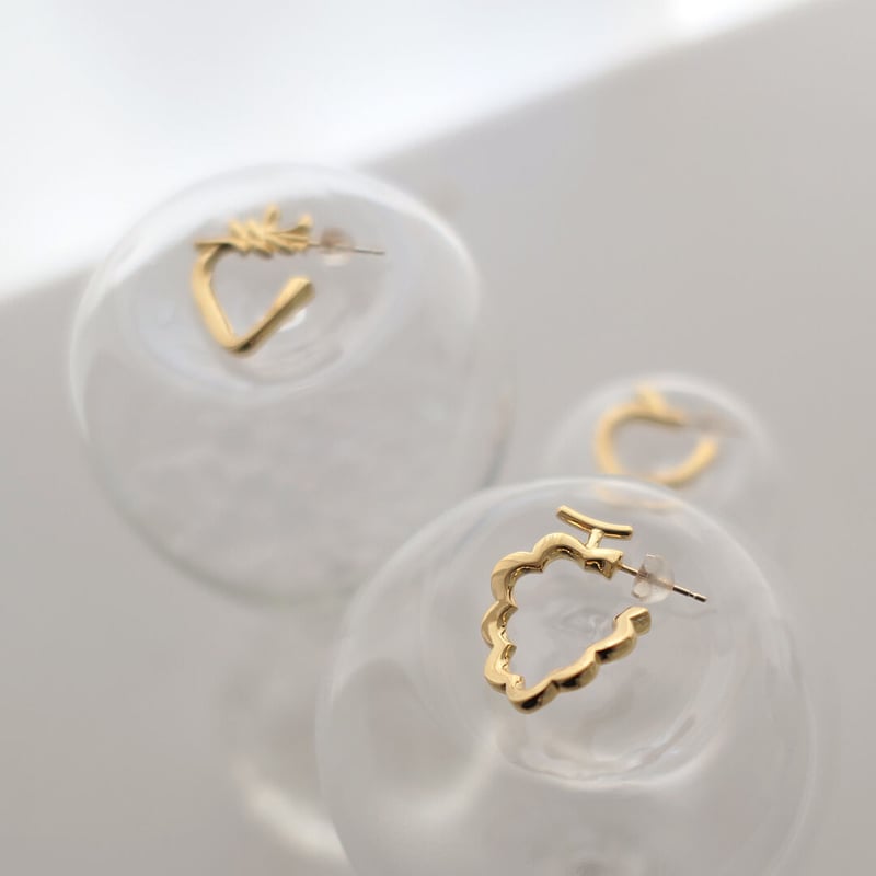 くだものピアス(片耳) | goldandbouncy くだものピアス(片耳) | goldandbouncy