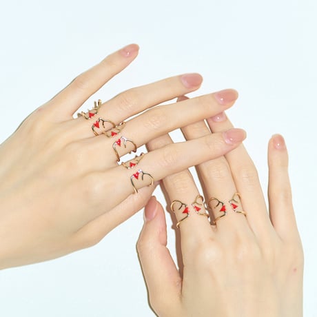 【Coucou Suzette x goldandbouncy】Kiss Ring