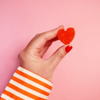 【Coucou Suzette】Mini Red Heart ヘアクリップ