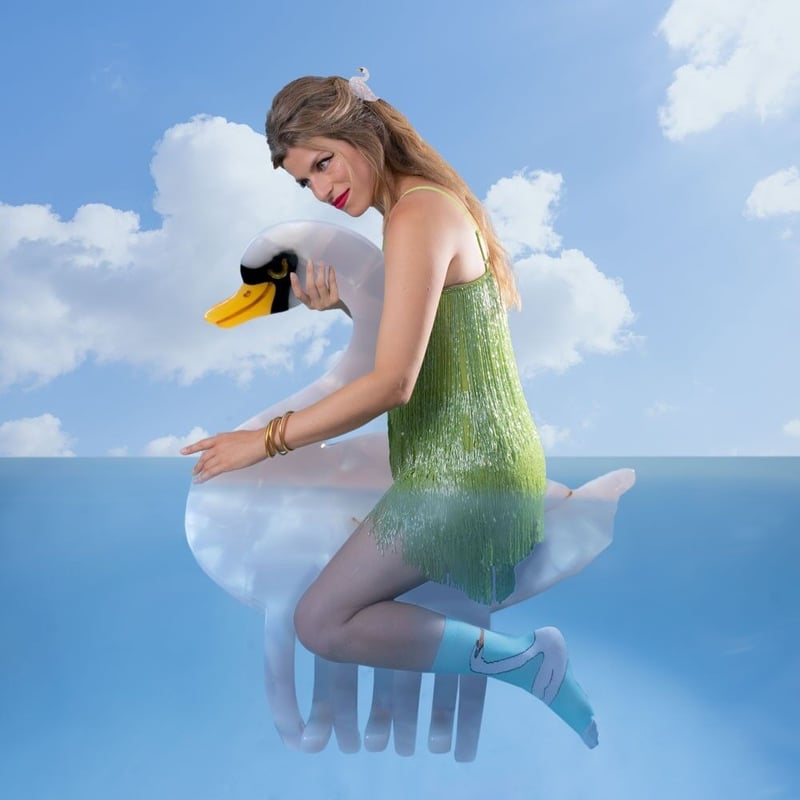 Coucou Suzette】Swan ヘアクリップ | goldandbouncy