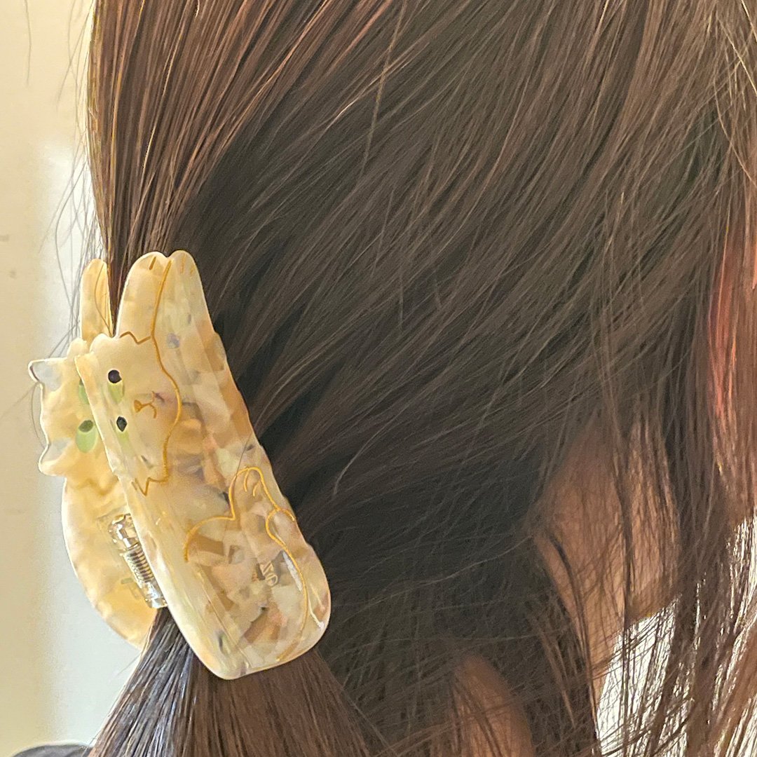Coucou Suzette】Ginger Cat ヘアクリップ | goldandbouncy
