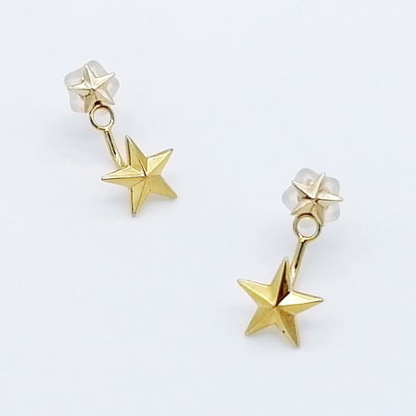 【bohem】スターピアス　ゴールド