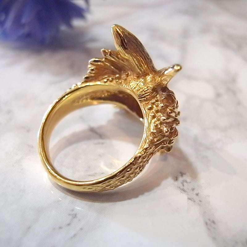 キュロヨン ジュエリー うさぎ リング 指輪 正規品 ゴールド ハンドメイド CULOYON】 Mask of Rabbit リング | goldandbouncy